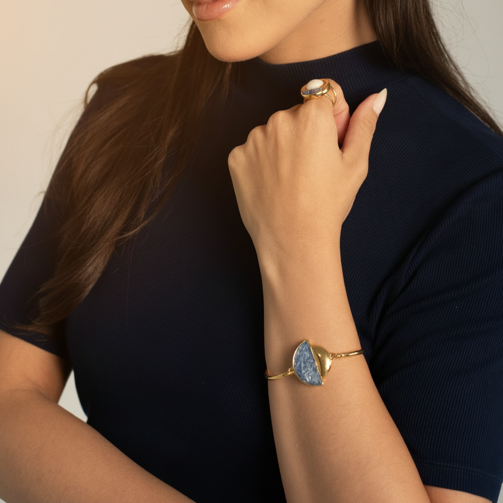 Pulseira Amabile em Cianita Azul | Ametís