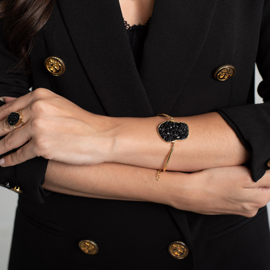 Pulseira Chanel em Turmalina Negra | Ametís
