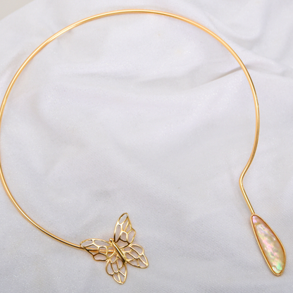 Choker Melina em Madrepérola | Ametís