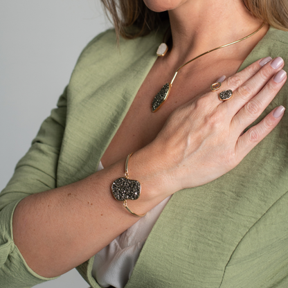 Pulseira Chanel em Pirita Natural | Ametís