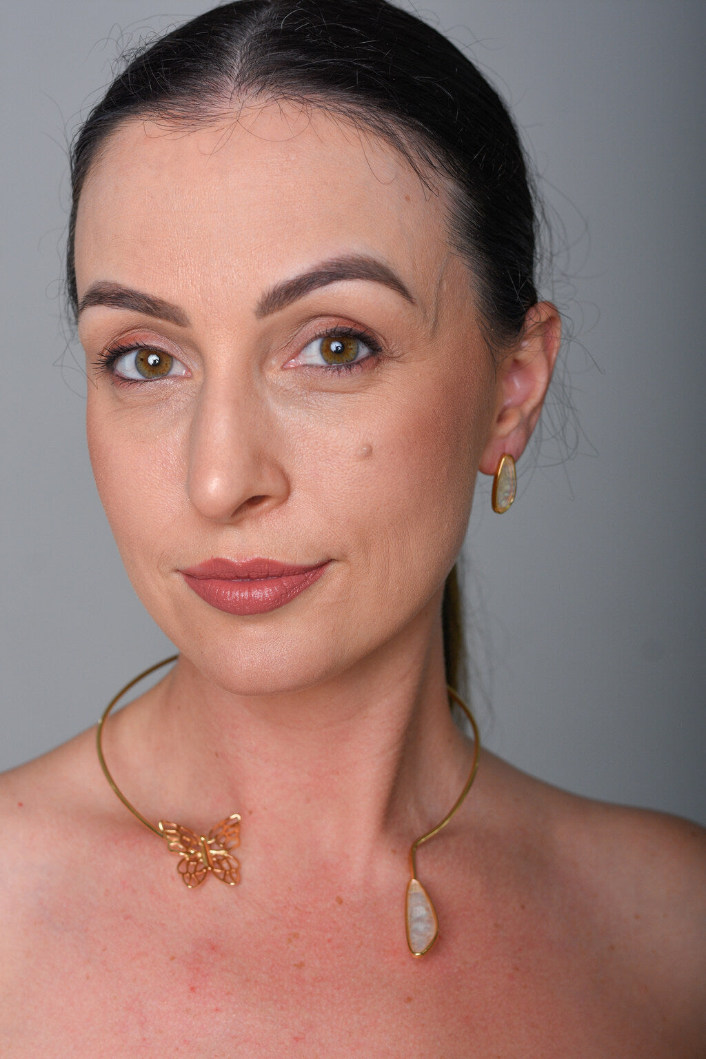 Choker Melina em Madrepérola | Ametís