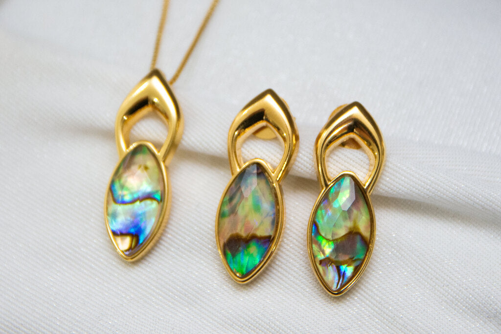 Colar Joana em Abalone | Ametís
