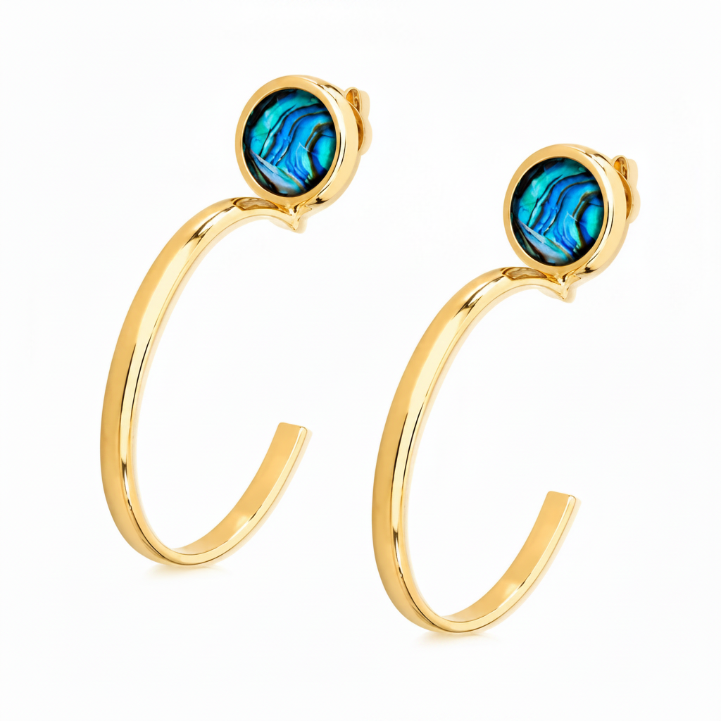 Argola em Abalone | Ametís