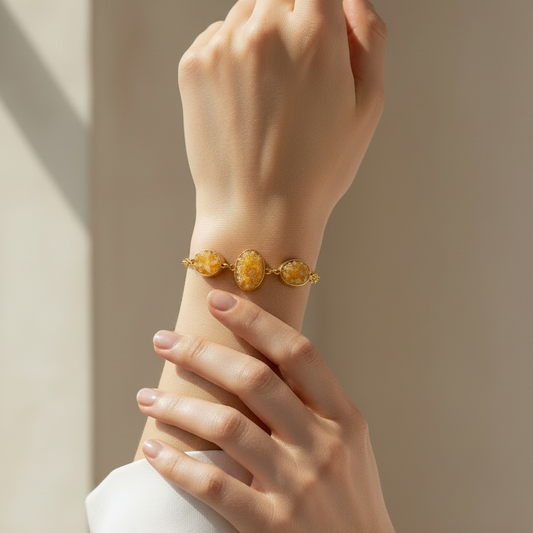 Pulseira Martina em Citrino| Ametís