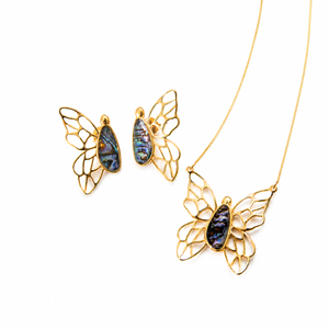 Conjunto Melina Borboleta em Abalone | Ametís