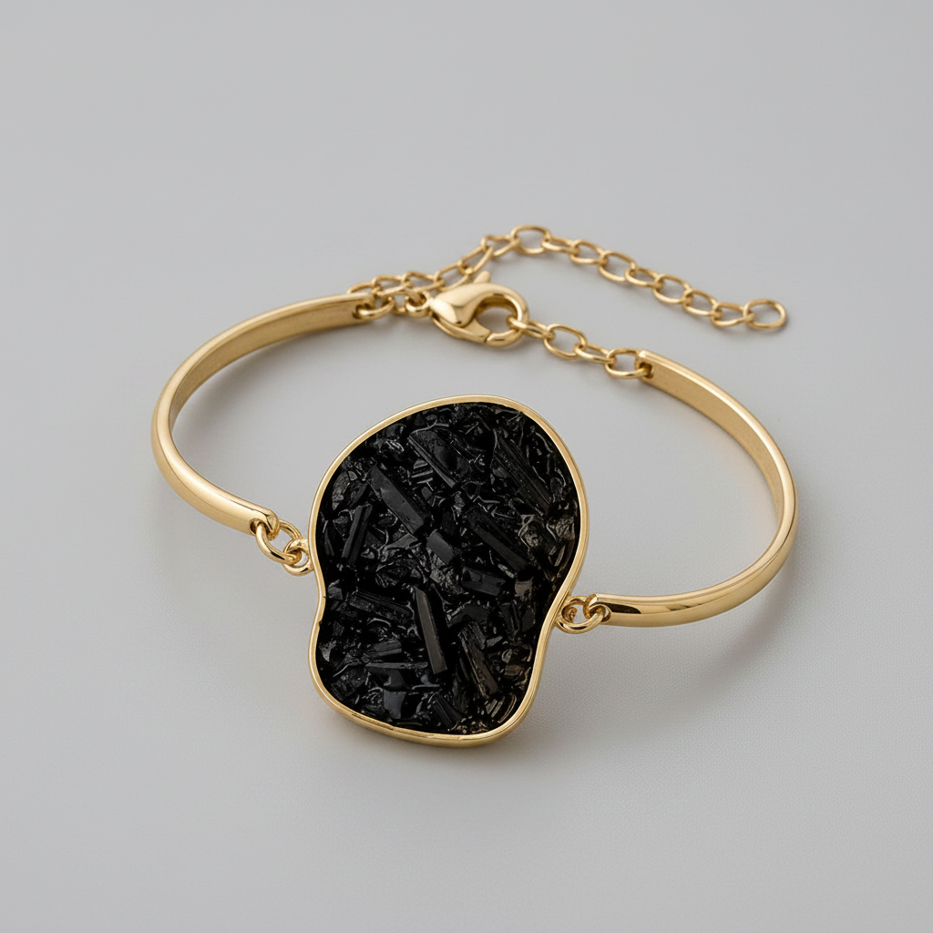 Pulseira Chanel em Turmalina Negra | Ametís