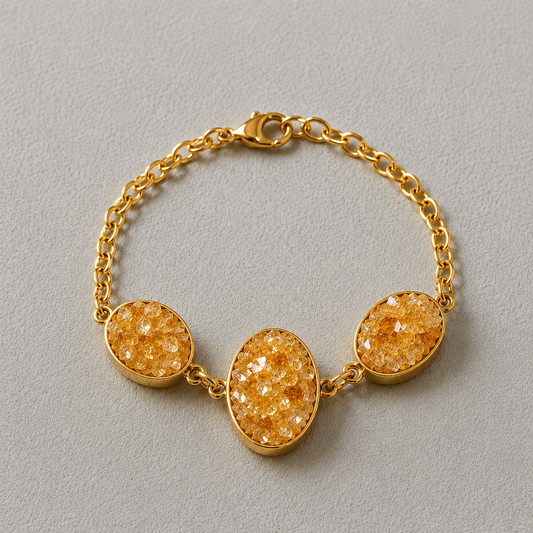 Pulseira Martina em Citrino| Ametís