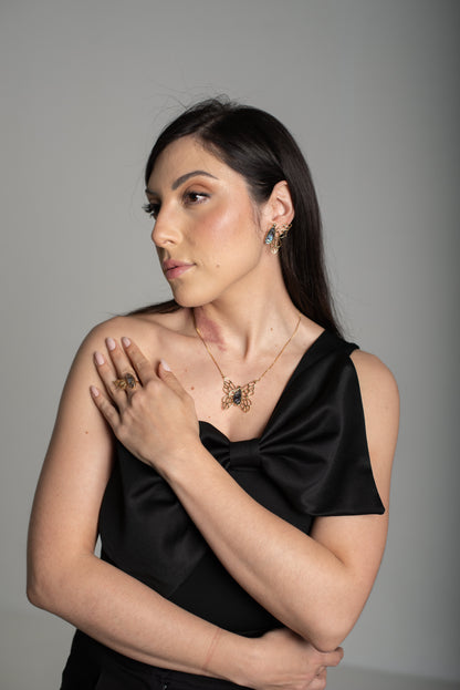 Conjunto Melina Borboleta em Abalone | Ametís