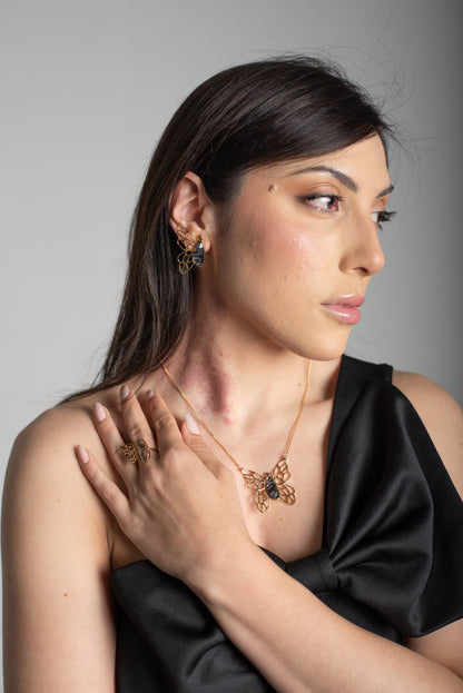 Conjunto Melina Borboleta em Abalone | Ametís