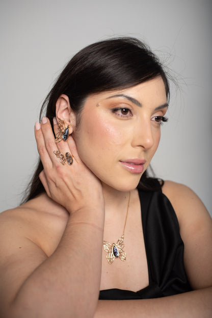 Conjunto Melina Borboleta em Abalone | Ametís