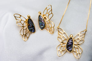 Conjunto Melina Borboleta em Abalone | Ametís