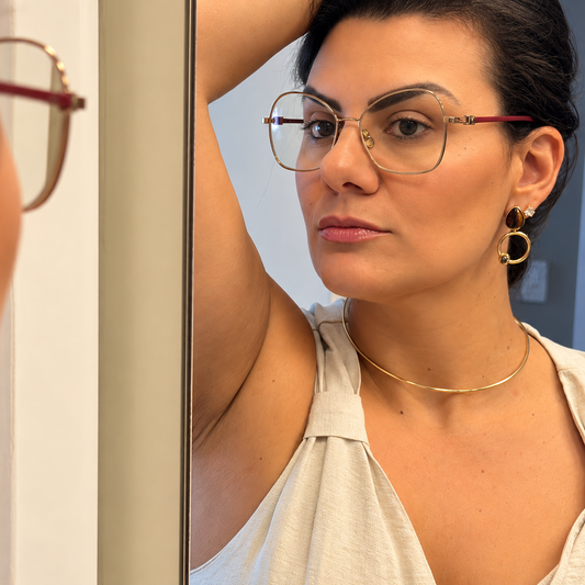 Choker Clássica Fina Banhada a Ouro