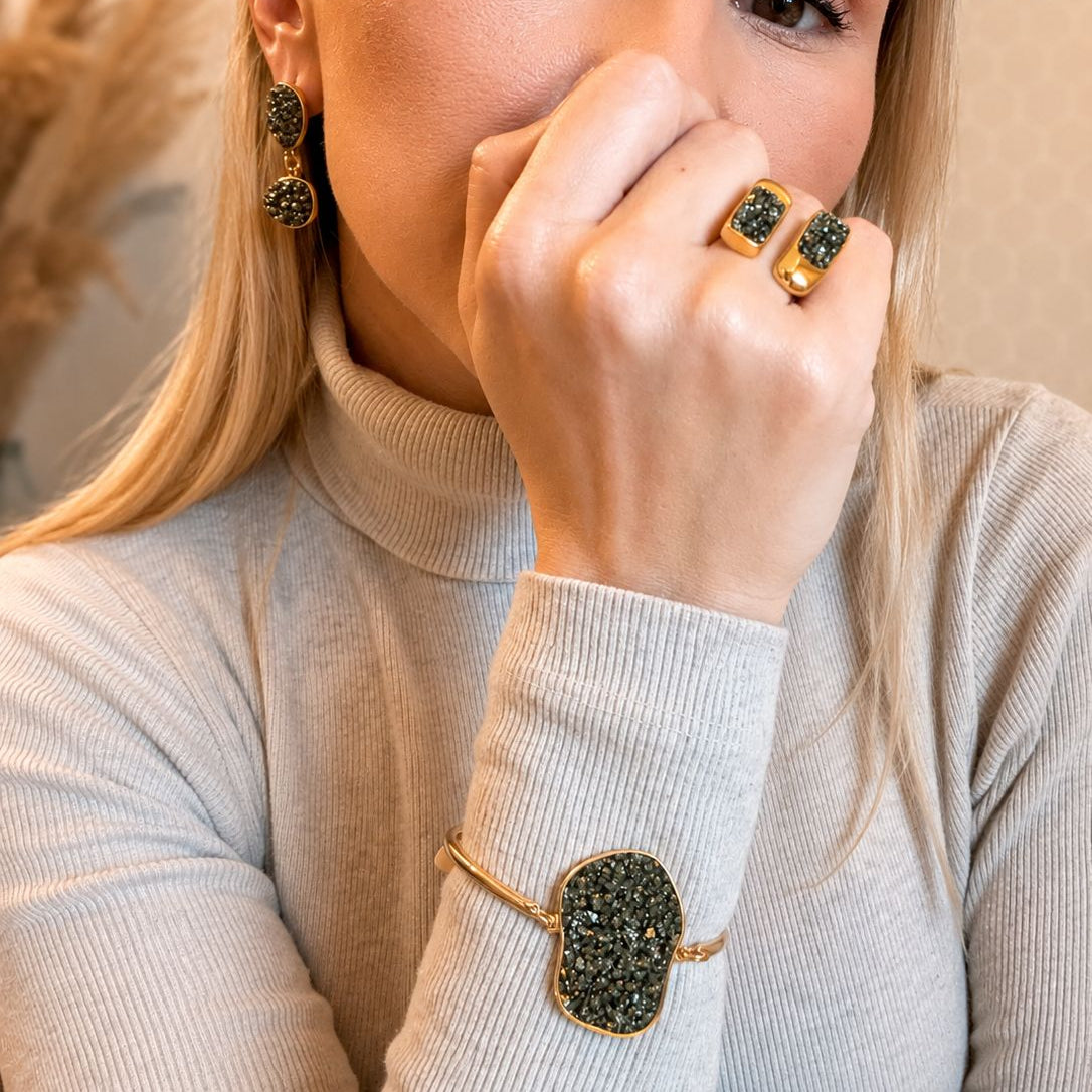 Pulseira Chanel em Pirita Natural | Ametís