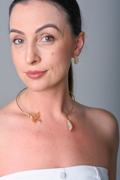 Choker Melina em Madrepérola | Ametís