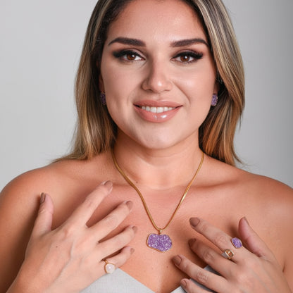 Anel Martina em Ametista | Ametís